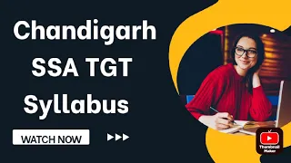 SSA Chandigarh Tgt Syllabus | Chandigarh Tgt Syllabus | Exam Pattern TGT Chd #ChandigarhSyllabus