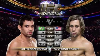 UFC 169 - Renan Barao vs Urijah Faber 2 Full Fight