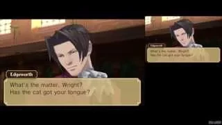 Edgeworth in Professor Layon vs. Phoenix Wright