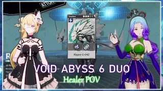 Duo vs Void Abyss Stage-6 May Abyssant Ripper [Healer POV] - Tower of Fantasy