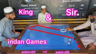 Indian games 29 point Carrom board Big match ￼Raeesahmed (vs) sir Akram 😱 Sunday, Dhamaal viral🌏￼￼