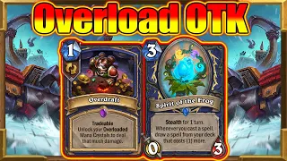 Overload Shaman OTK | 30+ Damage In 1 Turn! Spirit of the Frog | Stormwind Mini-Set | Hearthstone