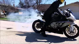 BMW S1000rr Burnout