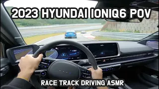 2023 Hyundai IONIQ 6 AWD POV ASMR : circuit battle with BMW M2