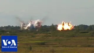 Russian Air Force Bombing Drills