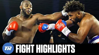 Kingsley Ibeh Finishes Cortes  Solid Uppercut TKO #shorts #subscribe #boxing #knockout