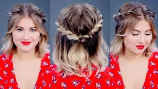 Hairstyle Of The Day: EASY Half Up Twisted Tutorial | Milabu
