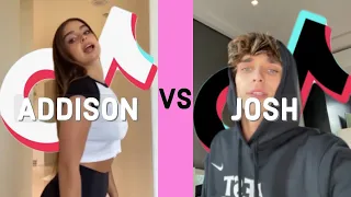 Addison Rae Vs Josh Richards TikTok Dance Battle