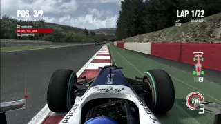 F1 2010 SRL S2 Round 12 Belgium Grand Prix Highlights (My POV)