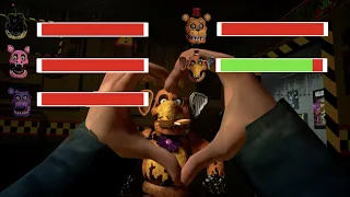 [SFM FNaF] Withered Melodies Counter Jumpscares With Healthbars!