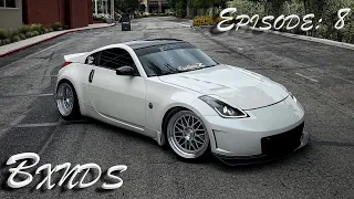 NEW WHEELS ON THE 350z | COMPLETELY NEW LOOK | AODHAN AH02