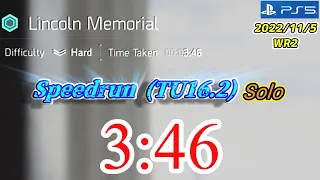 【Division2】3:46  (Lincoln Memorial)[Hard Solo]  TU16.2 PS5  / リンカーン記念堂