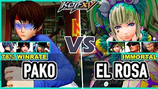 KOF XV 🔥 Pako (Isla/Yuri/Leona) vs El Rosa (Sylvie/Clark/O.Yashiro)