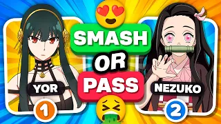 SMASH OR PASS 😍🤮 ANIME EDITION [ONLY THE BEST WAIFUS] 🩷