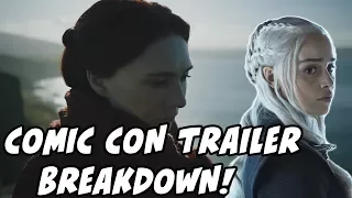 Game Of Thrones Season 7 Comic Con Trailer BREAKDOWN