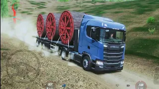 Truckers Of Europe 3 - Hill Station Driving Mobile GamePlay| Big Truck Heavy Cargo