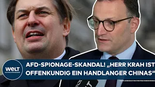 JENS SPAHN: AfD-Spionage-Skandal! "Herr Krah ist offenkundig ein Handlanger Chinas!"