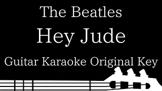 【Guitar Karaoke Instrumental】Hey Jude / The Beatles【Original Key】