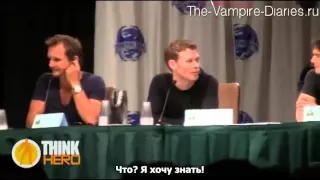 The Vampire Diaries at DragonCon part 2 (Русские субтитры)