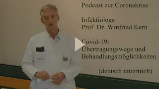 Covid-19: Übertragungswege und Behandlungsmöglichkeiten - Prof. Dr. Winfried Kern