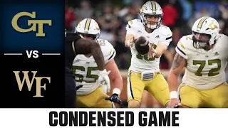 Wake Forest vs. Georgia Tech Condensed Game | 2023 ACC Football