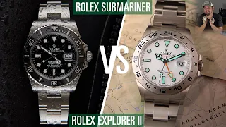 Rolex Submariner vs Rolex Explorer II - Which is the Better Tool Watch?