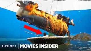 How RRR's Moving Train Stunt Was Shot | Movies Insider | Insider