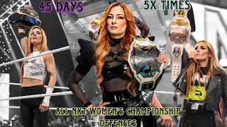 Becky Lynch All NXT Women's Championship Title Defenses | 1st Reign