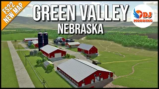 MIDWEST USA 4x MAP - Green Valley Nebraska by DJ Modding - Map Preview