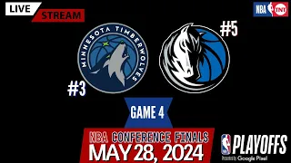 Minnesota Timberwolves vs Dallas Mavericks Game 4 (Play-By-Play & Scoreboard) #NBAConferenceFinals