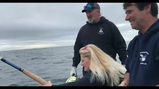 Catching a giant Bluefin tuna on the Wicked Pissah from Wicked Tuna.