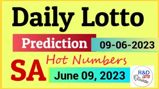 Daily Lotto Prediction for 9 June 2023 | SA DAILY LOTTO TODAY 09-06-2023 HOT NUMBERS