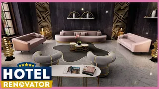 Hotel Renovator - Renovating The Hotel Lobby - Speed Build (Before & After)