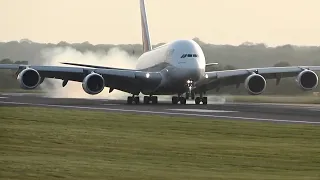 A380 Pilot Flares Too Late