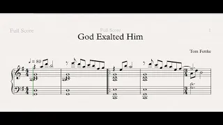 Ladies Trio: God Exalted Him Alto