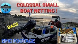 COLOSSAL SMALL BOAT NETTING !! BASS MANIA, WRASSE , BREAM & MEASURING CATCH #youtube #fyp #subscribe