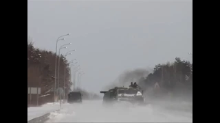 Трасса Мариуполь - Запорожье расчистка снега 2018 г