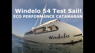 Windelo 54 Catamaran Test Sail, Boat Tour and Walkaround