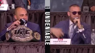 FUNNY Eddie Alvarez gets owned by a fan at UFC 205 Press Conference