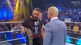Roman Reigns confronts Cody Rhodes - WWE SmackDown 3/31/2023