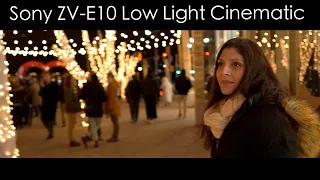 Sony ZV-E10 Low Light Cinematic With the Sigma 16mm f1.4