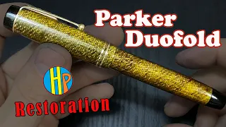Restoring the Rare PARKER DUOFOLD HERRINGBONE Fountain Pen