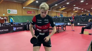 Hannes Gummesson Svensson - Anton Källberg (first round Swedish championship 2020)
