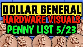 🤑HARDWARE $.01!🤑DG PENNY LIST 5/23/23🤑PART 3 VISUAL🤑DOLLAR GENERAL PENNY LIST🤑PENNY SHOPPING🤑