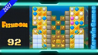 Fishdom Level 92 - Super Hard Level - No Boosters - 16 moves (2021)