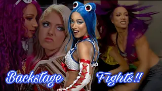 Sasha Banks' Backstage Fights 👊🏻😱