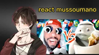 react mussoumano vs mascote da copa qatar