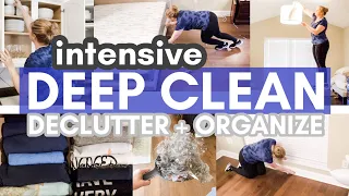 EXTREME DEEP CLEAN, DECLUTTER AND ORGANIZE | 2021 Top To Bottom Thorough Cleaning Motivation