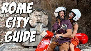 Is this SAFE?! Riding VESPAS through ROME!