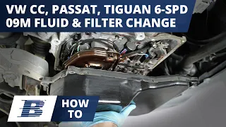 How To Change VW CC, Passat, Tiguan Transmission Fluid & Filter Aisin 09M